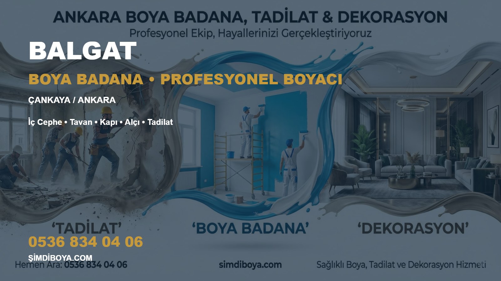 Balgat Boya Badana ve Profesyonel Boyacı | Ankara