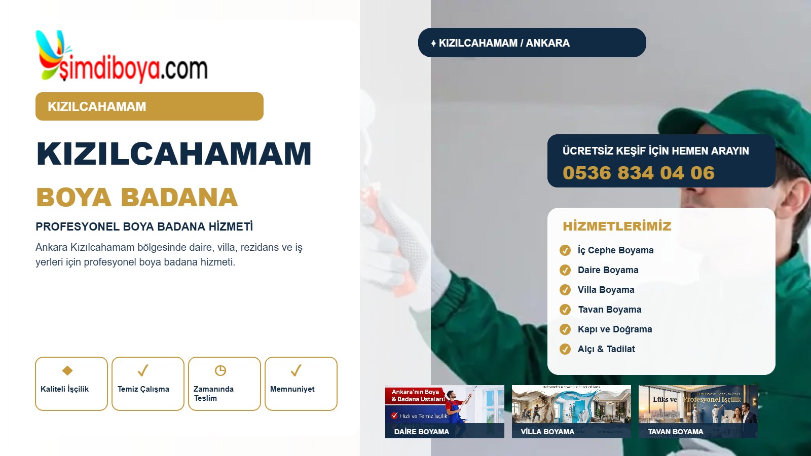 Kızılcahamam Boya Badana ve Profesyonel Boyacı