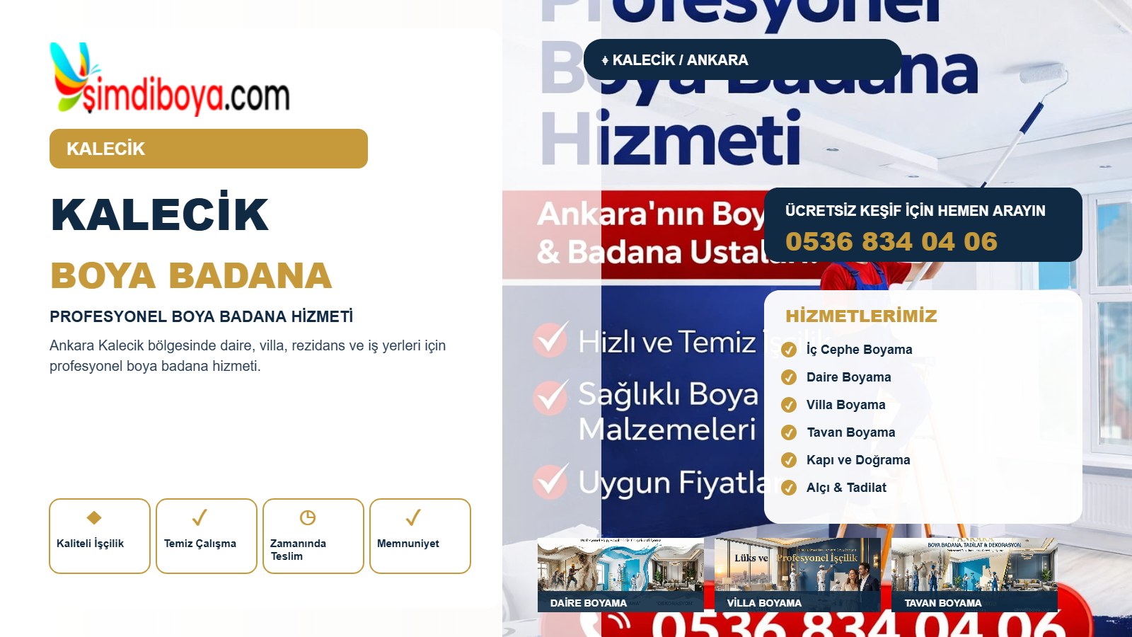 Kalecik Boya Badana ve Profesyonel Boyacı