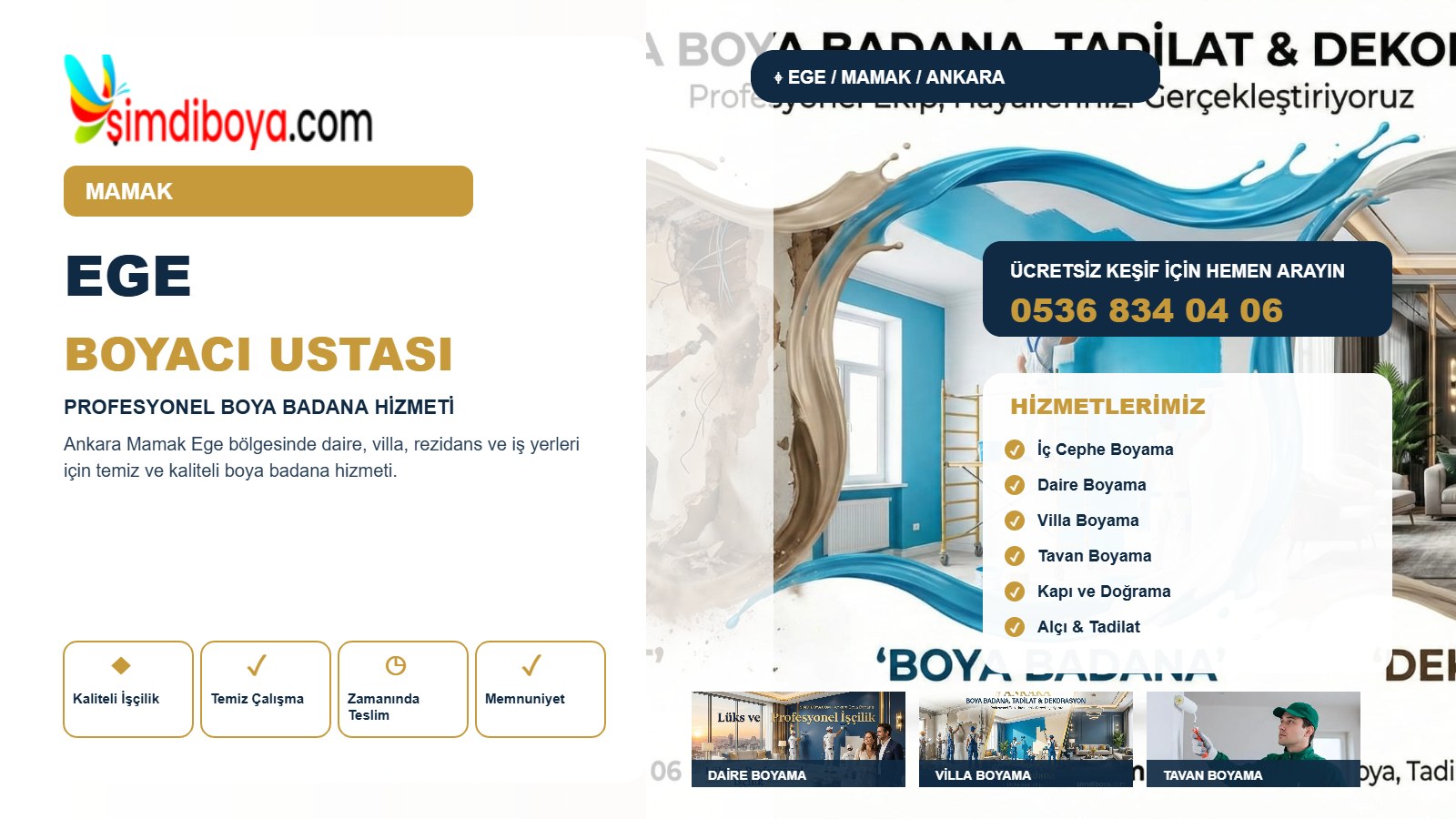 Ege Boyacı | Mamak Boya Badana
