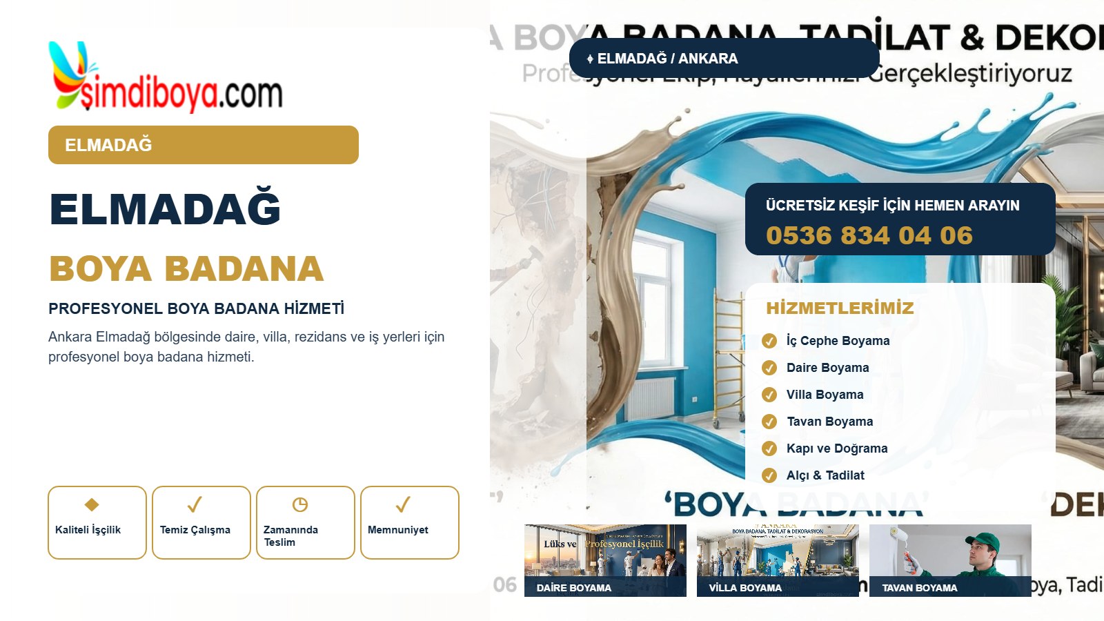 Elmadağ Boya Badana ve Profesyonel Boyacı