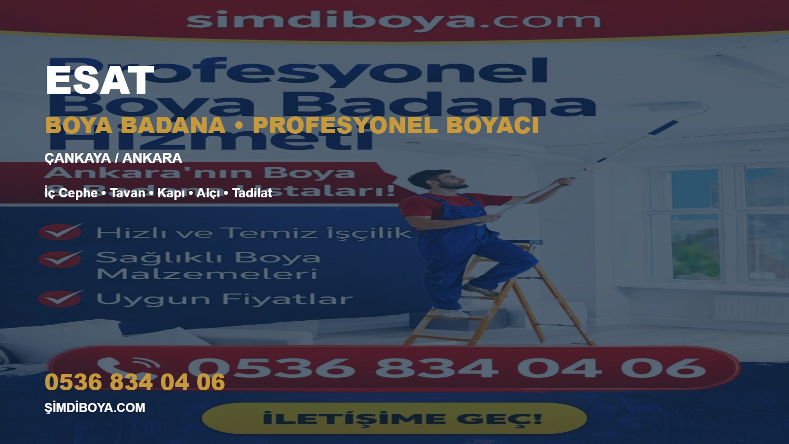 Esat Boya Badana ve Profesyonel Boyacı | Ankara